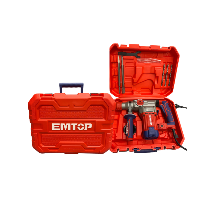 Rotomartillo + Taladro Percutor 20V + Pinza Amperimétrica y Accesorios - Imagen 3