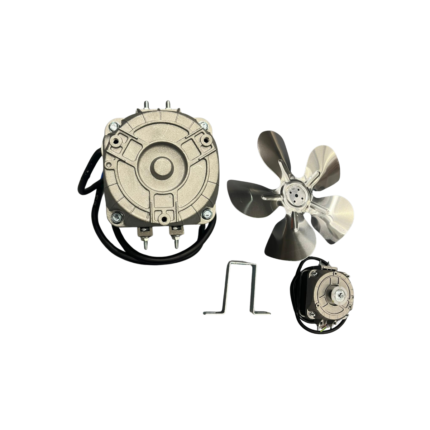 Minimotor Forzador - 20cm - Kit Completo con Aspa y Soporte