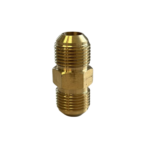 Unión Flare de Bronce 1/4' - Acople Macho-Macho para Refrigeración - Imagen 2