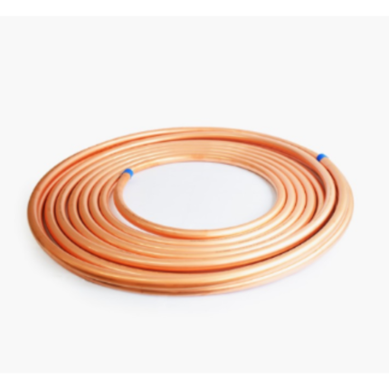 Tubo de Cobre 1/2" en Rollo para Aire Acondicionado - Refrigeración